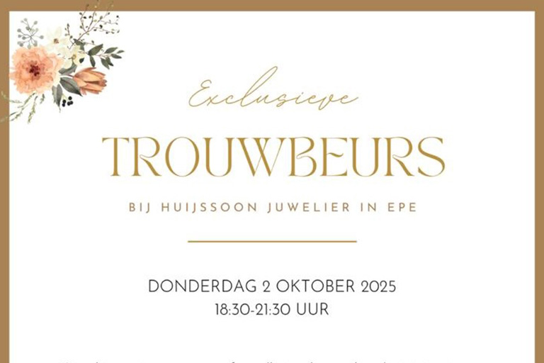 UItnodiging Trouwbeurs